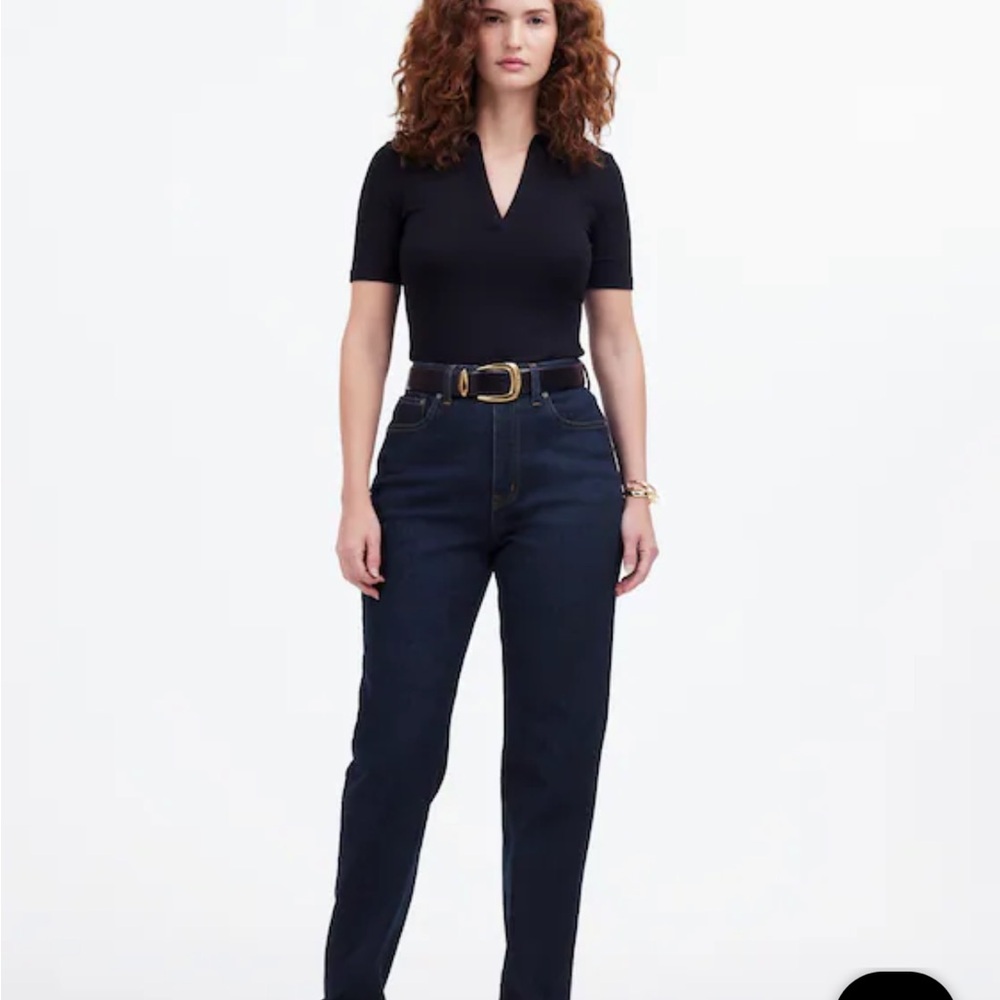 Madewell curvy 90s straight jean